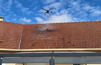 drone nettoyage toiture à Contres - image 3