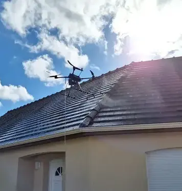 drone nettoyage toiture à Lamotte-Beuvron - image 3