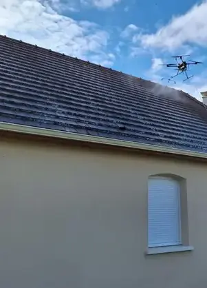 drone nettoyage toiture Lamotte-Beuvron-5