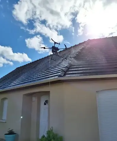 drone nettoyage toiture à Montrichard - image 4