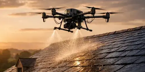 drone nettoyage toiture Montrichard-5