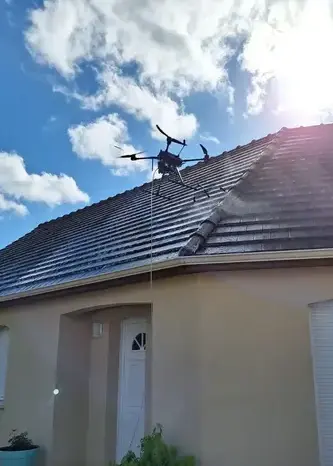 drone nettoyage toiture à Romorantin-Lanthenay - image 4