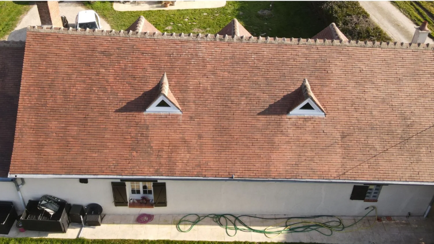 drone nettoyage toiture salbris